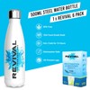 Revival Rapid Rehydration Starter Pack - 500 ml Steel Water