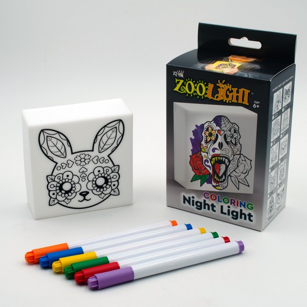IQ Zoolight DIY Create Your Own Coloring Night Light Craft