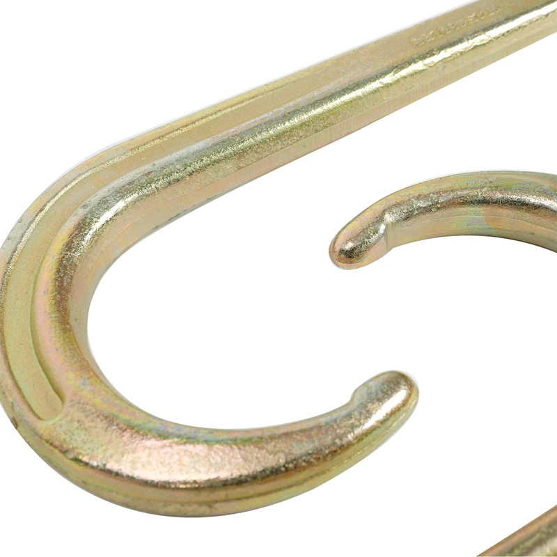 Gooeap Yellow Zinc Plated 15" Inch J Hook Heavy Duty