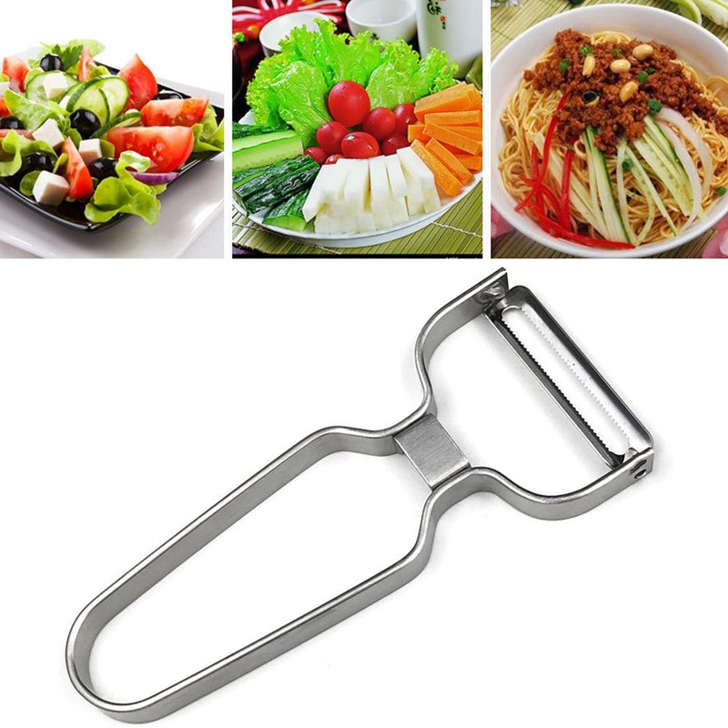 SharpPeel Stainless Steel Julienne Vegetable Peeler – Super-Sharp Blade Matchstick-Sized