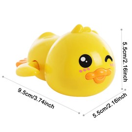 6 PCS Bath Toys, Bathtub Toys, Wind Up Bathing Water Toy Bath Swimming Duck Toy, Swimming Tub Bathtub Pool Cute Swimming Duck Toys (A)