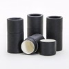 1/4 OZ Black Kraft Paperboard Lip Balm/Salve/Cosmetic/Lotion Tubes (50)