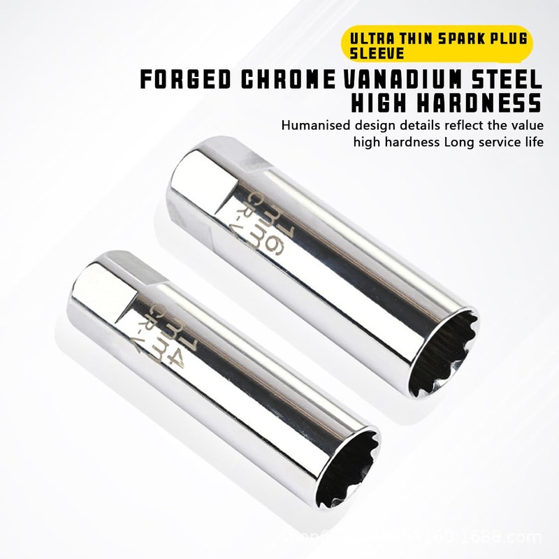 JNNJ Spark Plug Wrench, Spark Plug Socket Spanner 12 Point