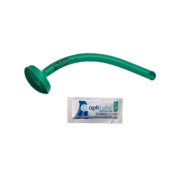 Robertazzi Nasopharyngeal Airway 28fr with 0.16 oz Sachet of Water Soluble Lubricant