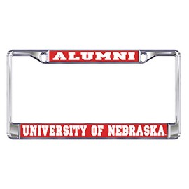 Nebraska Plate_Frame (Domed Nebraska Alumni Frame (27116))