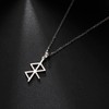 LIKGREAT Viking Runes Necklace Ancient Nordic Rune Pendant Necklaces Norse