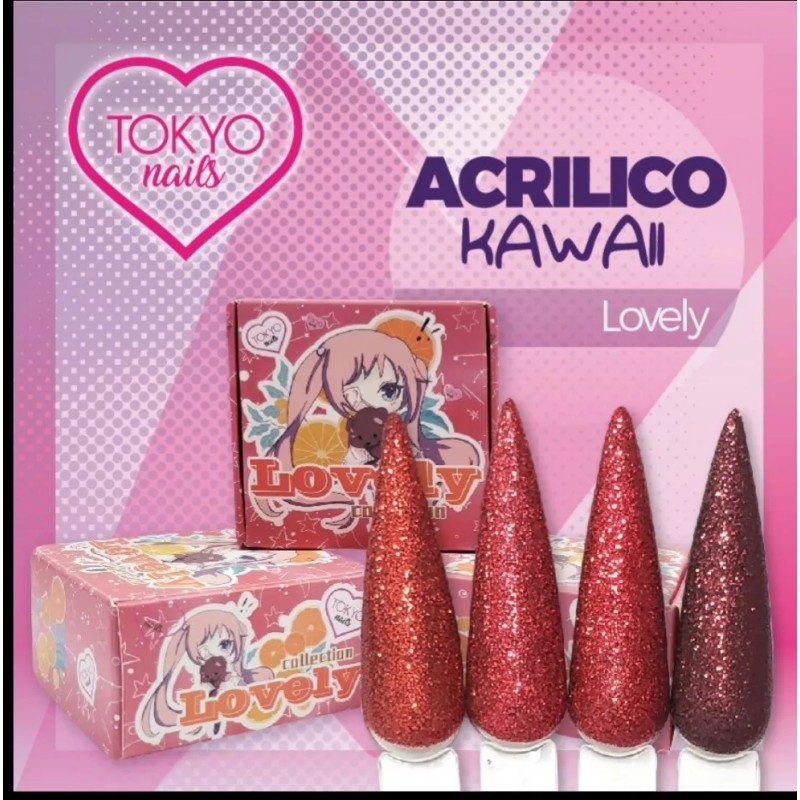 Coleccion Kawaii Acrilicos Tokyo Nails