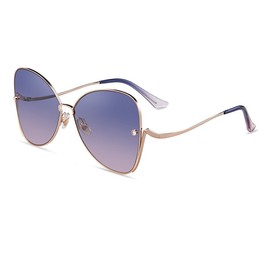 MOLSTA Classic Sunglasses Womens Polarized Aviator Glasses UV400 Protection Lightweight Oversized Metal Pilot Frame (Rose gold, 64mm)