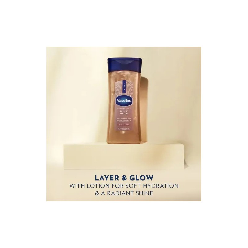 Vaseline Aceite Gel Brillante Vainilla Cacao 200