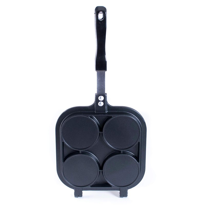 Happy Sales HSOB-YKP4B, Japanese Obanyaki Pan, 3 Inch Diameter Stuffed