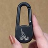Azeeda 'Metal Detector Gnome' Compass Keyring (KC00016233)