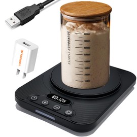 2025 Upgrade Sourdough Starter Warmer，Temperature Control Range 70°F-110°F, Accurate to 1°F, with Timer Switch Function(0-24 hours).(Black)