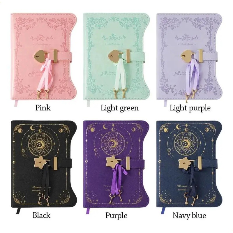 ( Cuaderno Diario Con Candado Y Llaves De Amor En