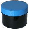 30 Ointment Containers, Cream Jars, Flat Black, 35 ml Capacity