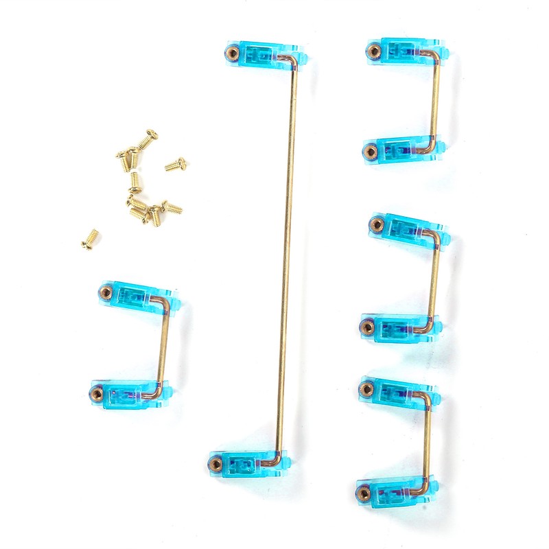Mechanical Keyboard Stabilizer with GoldPlated Screws Computer Accessory for DIY