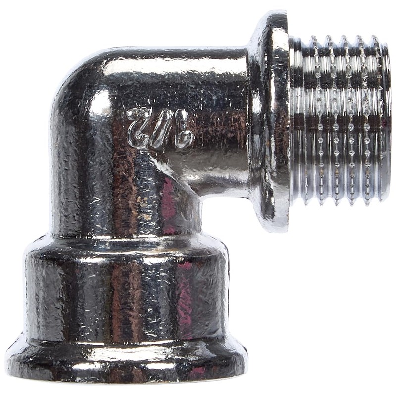 CORNAT TEC386101 1/2IT/ ET Chrome Brass Angle