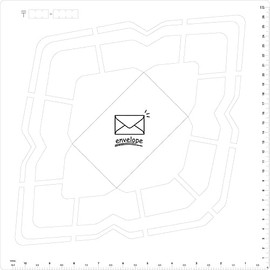 Kuretake Handmade Envelope Template (Western Version)