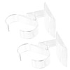 Baluue 2 Pcs Acrylic Watch Display Stand Transparent Jewelry Organizer