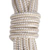 Boat Dock Lines Double Braided Marine-Grade White/Gold Nylon Dock Lines