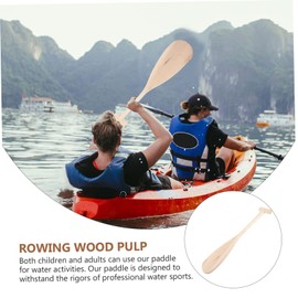 IWOWHERO 19.5-Inch Lightweight Wood Oar for Kids Unisex Canoes Paddle for Stage Decor and Comfort for Children's Boat Adventures