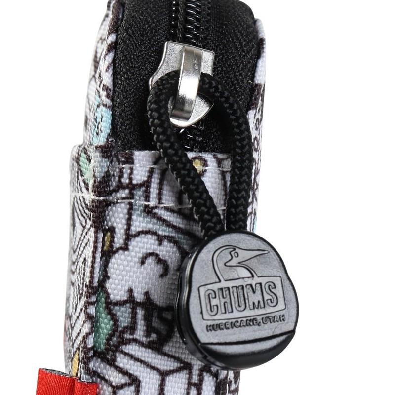 Chums Recycle Oval Key Zip Case, City