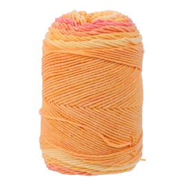 DOITOOL 1roll Rainbow Yarn Ply Soft Weaving String for Handmade Doll Pillow and Blanket Craft Projects Safe Material for Creative Home Decorations