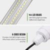 144 LED Submersible Fishing Light Underwater Fish Finder Lamp Night