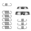 Caltric Exhaust Muffler Gaskets and Springs Kit for Arctic Cat