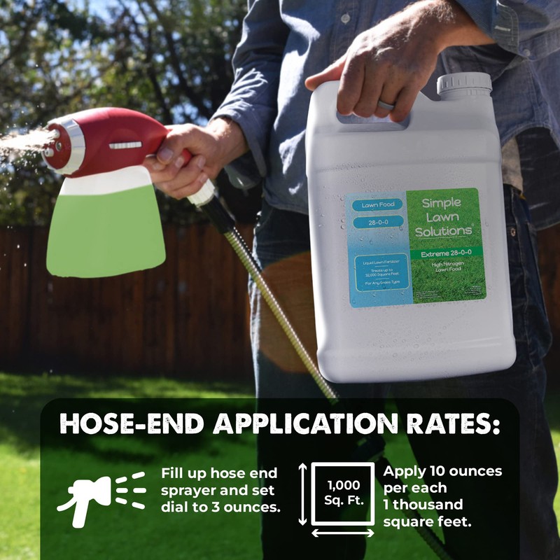 Maximum Green & Growth Fertilizer High Nitrogen 28-0-0 Lawn Food