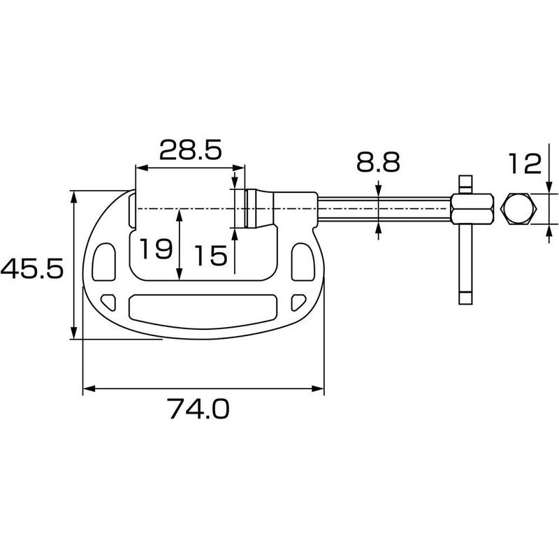 Lobtex Shrimp B-Shaped Shrimp Vise 1.0 inches (25 mm)