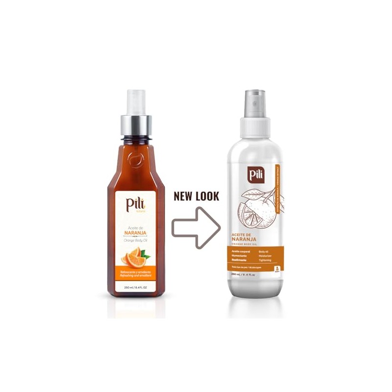 Pili Natural Orange Oil - Skin Tonic and Moisturizer -