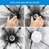 Kshioe 20" X 27" Instant Brightness Energy-Saving Black Softbox Lighting