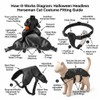 Halloween Headless Horseman Cat Costume for Pet Dress-Up – Adjustable