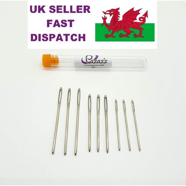 Large Eye Blunt Needles Yarn Knitting Big Darning Bodkin 9