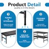 HI NINGER Set of 2 42-72 cm Expandable Cabinet Shelves,