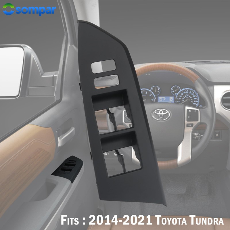 Osompar Door Master Power Window Switch Bezel Trim Driver Left