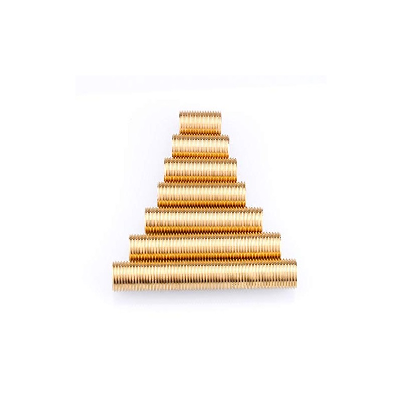 Threaded Nipple 1/2 Inch Brass Barrel Nipple Thread Hose for