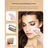 Thin Flat Foundation Brush for Liquid Makeup,Facial Makeup Spatula Brush