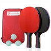 D B DIVERSIONESBAGO Raquetas De Ping Pong + 3 Pelotas