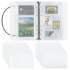 A6 Ring Binder Notebook with 20Pcs Plastic Binder Envelopes Binder