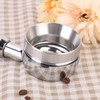 58mm Magnetic Dosing Funnel, Silver Brewing Coffee Tamper Powder Tool,