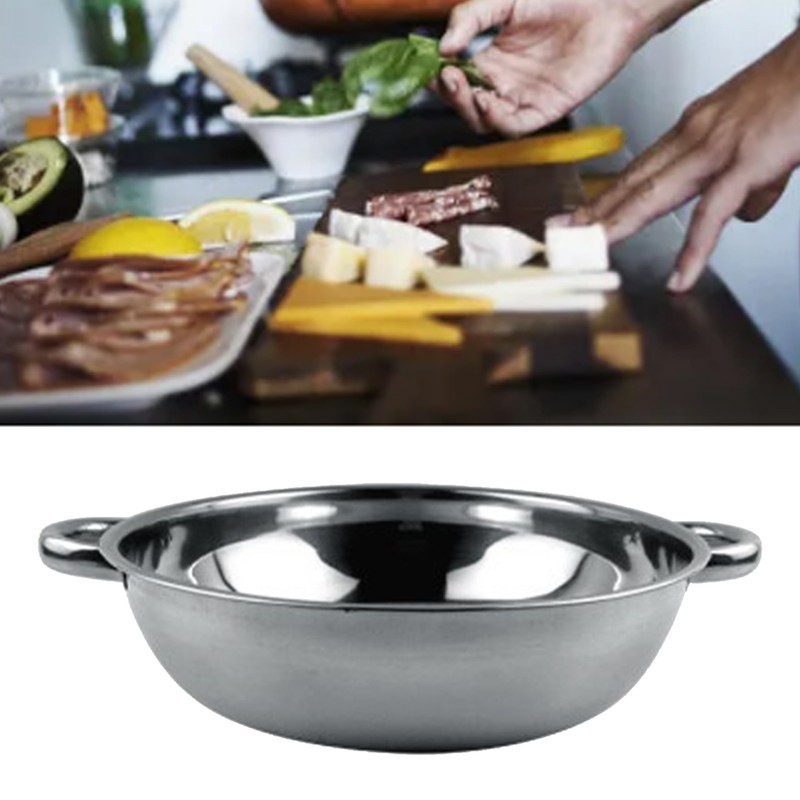 Stainless Steel Cooking Pot with Double Ear Rapid Heating Stainless