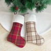 Vanteriam 4 Pack Buffalo Plaid Christmas Stockings, 22 Inch Large