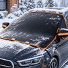 Car Windshield Snow Cover for Winter Protection – Magnetic Frost