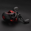 Metal Baitcasting Reel, Powerful Lightweight Smooth Baitcaster Fishing Reel with