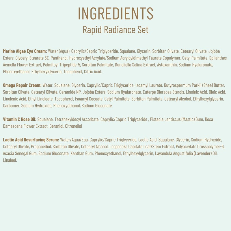 BIOSSANCE Biossance Rapid Radiance Set