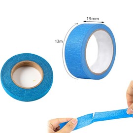 Armastuse 12 Rolls Colored Masking Tape 14.63 m Per Roll, Rainbow Colors Painters Tape, Colored Painters Tape, Craft Tape, Labeling Tape, Paper Tape for Bullet Journals, Party Decorations, DIY Craft