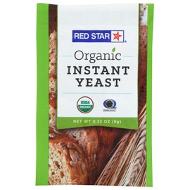 Red Star Organic Instant Yeast 0.32 Ounce Kosher Vegan Baking Ingredient