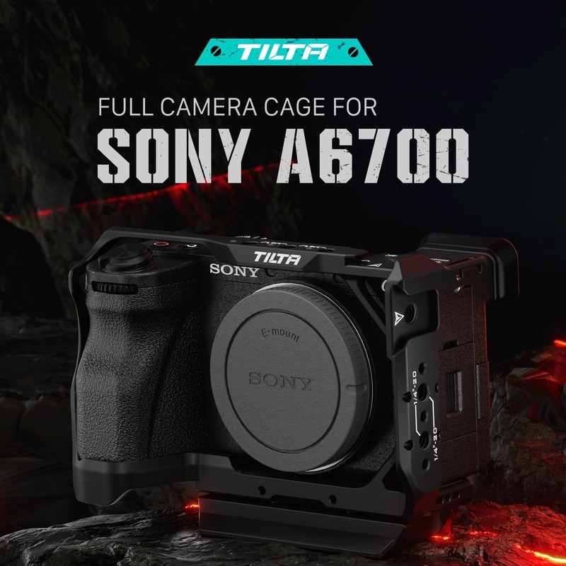 Tilta A6700 Cage, Full Camera Cage Compatible with Sony a6700