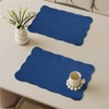 6 PC Quilted Placemats, 18"X13"Extra Large Cotton Placemats Set of